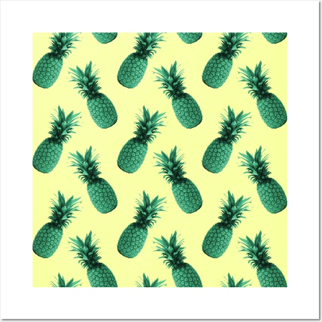 Peppy Pineapple Wall Art by StudioGrafiikka